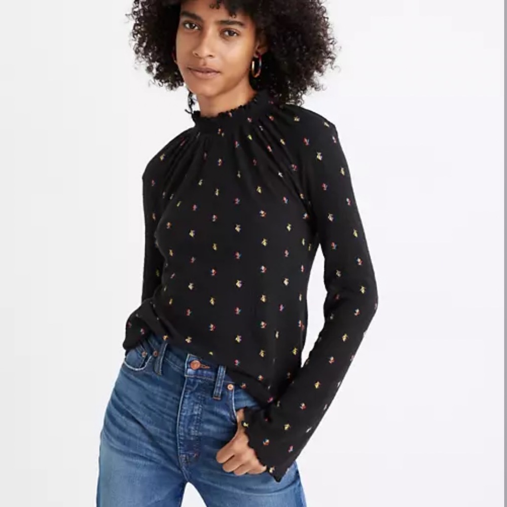 Madewell Smocked Top - XS